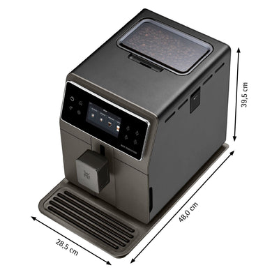WMF Perfection 780L Kaffeevollautomat mit Milchsystem,18 Getränkespezialitäten, Double Thermoblock, Edelstahl-Mahlwerk, Nutzerprofil, 1l Milchbehälter