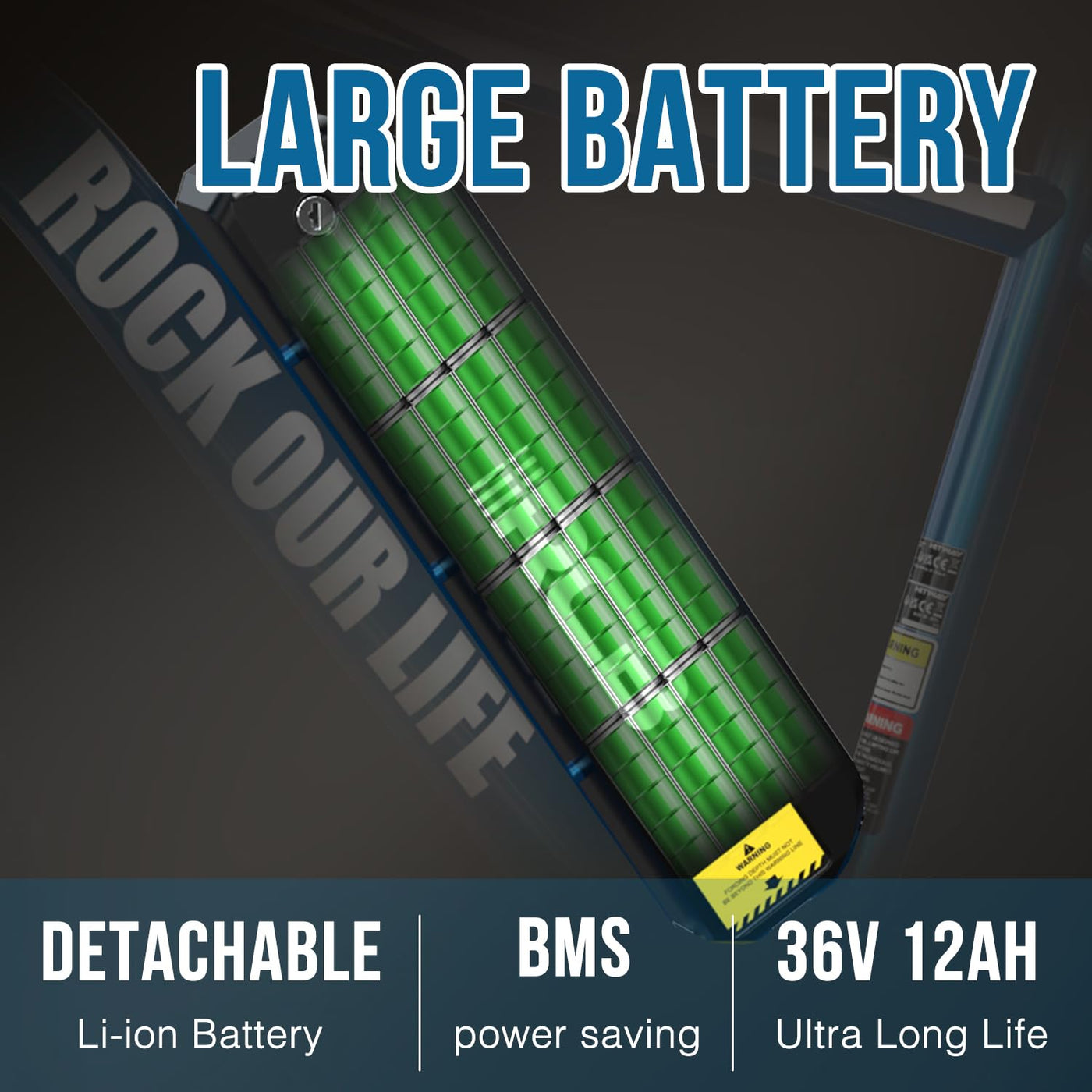 RCB E Bike RK15, Elektrofahrrad 26 Zoll mit 10.4Ah 36V Lithium-Akku，Elektrofahrrad für Erwachsene für Damen und Herren， 7-Gäng, City Electric Bike Reichweite bis zu 35-90Km