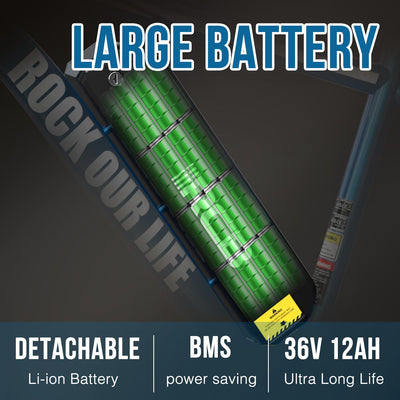 RCB E Bike RK15, Elektrofahrrad 26 Zoll mit 10.4Ah 36V Lithium-Akku，Elektrofahrrad für Erwachsene für Damen und Herren， 7-Gäng, City Electric Bike Reichweite bis zu 35-90Km