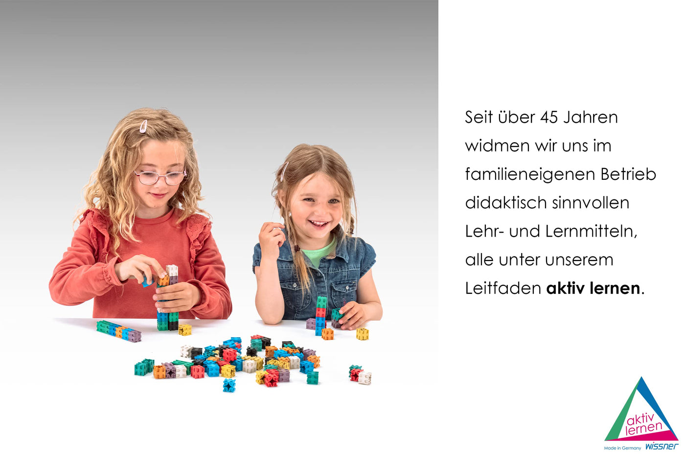 WISSNER® 400 Wendeplättchen in rot-blau aus RE-Plastic, Rechenplättchen für den Mathematikunterricht in der Grundschule, Plättchen