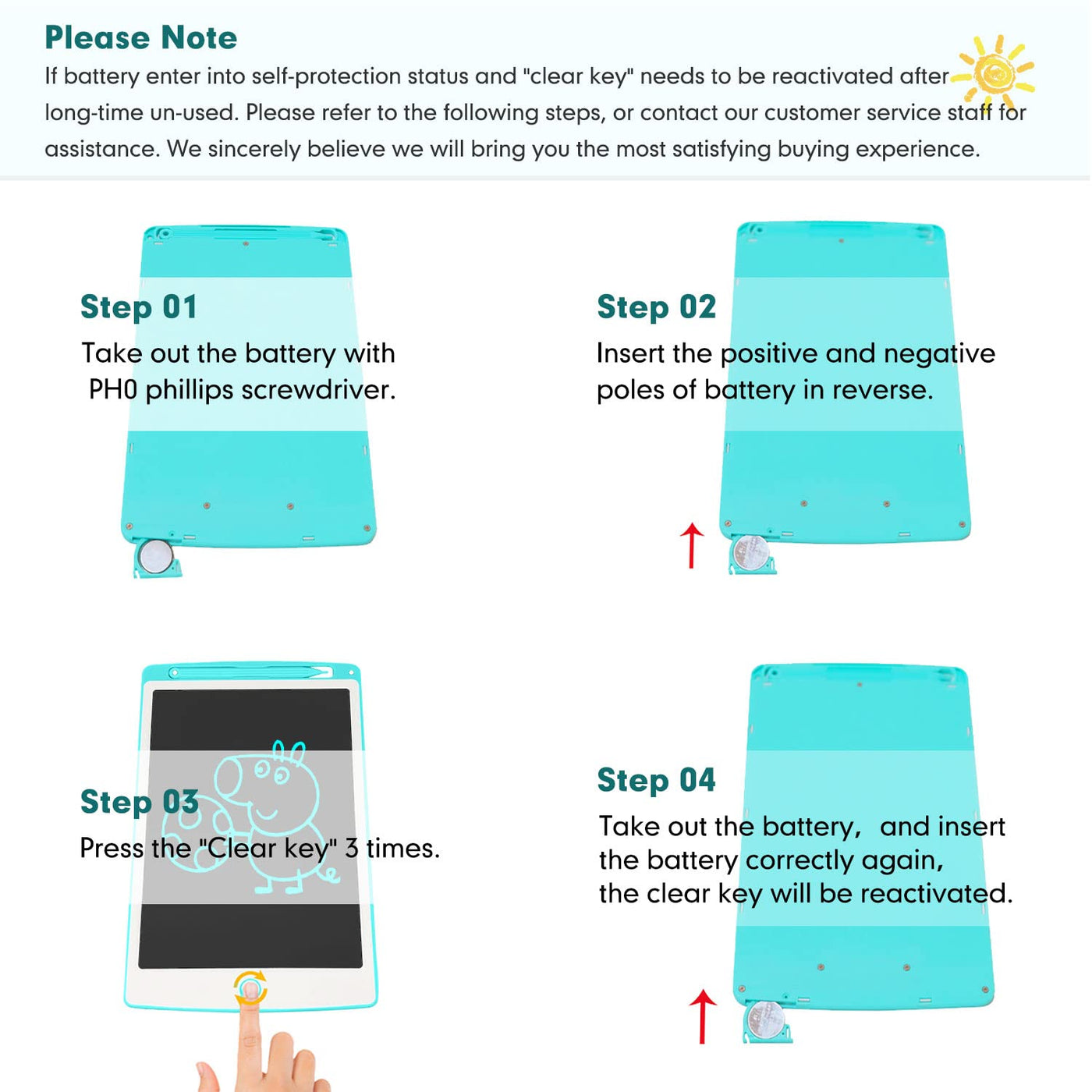 Richgv LCD-Schreibtafel, LCD-Zeichenbrett für Kinder und Erwachsene 8,5-Zoll-tragbare Digitale Schreibtafel, Handschrift-Doodle Abnehmbare Schreibtafel mit Stift
