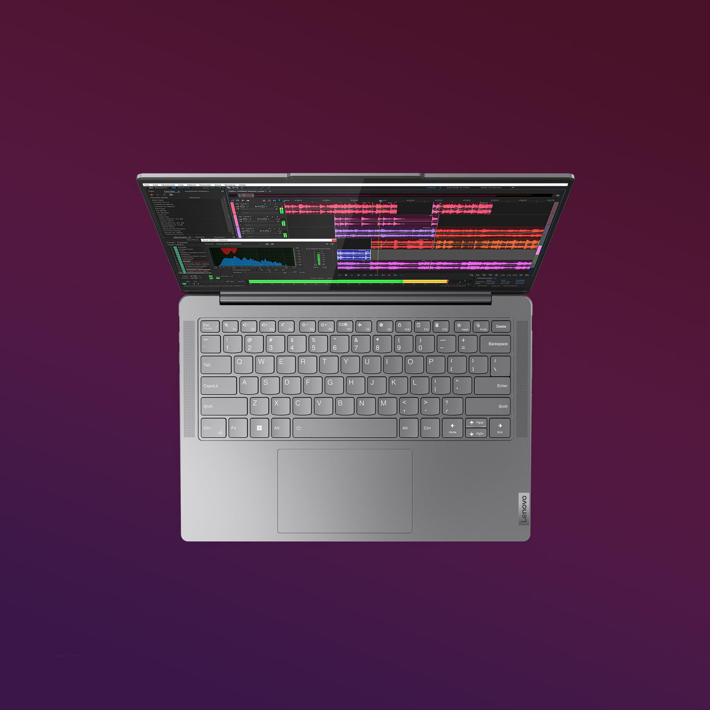 Lenovo Yoga Slim 7i AI Laptop | 14'' WUXGA OLED Display | Intel Core Ultra 7 | 32GB RAM | 1TB SSD | Intel Arc Grafik | Win11 | QWERTZ | Luna grau | Beleuchtete Tastatur | 3 Monate Premium Care