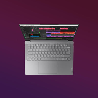 Lenovo Yoga Slim 7i AI Laptop | 14'' WUXGA OLED Display | Intel Core Ultra 7 | 32GB RAM | 1TB SSD | Intel Arc Grafik | Win11 | QWERTZ | Luna grau | Beleuchtete Tastatur | 3 Monate Premium Care