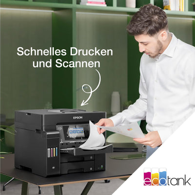 EcoTank ET-5855 DIN-A4-Multifunktions-Wi-Fi-Tintentankdrucker mit Fax