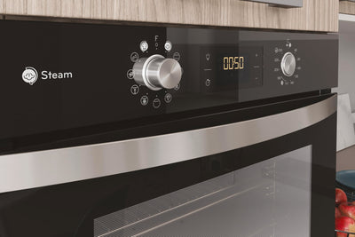 Privileg PBWK3 JH8S BLG Einbau-Backofen mit Hydrolyse und Dampffunktionen/ 71 l/Hydrolyse/CLICK und CLEAN/Multi-Level-Kochen/Pizzafunktion/Freasy Cook