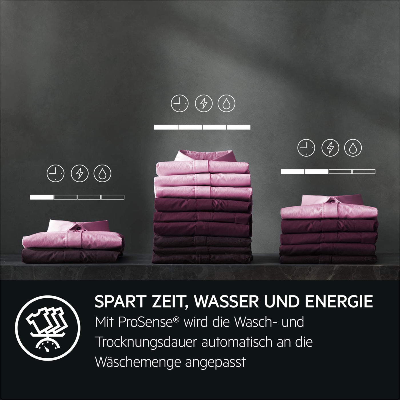 AEG LWR7S65690 Waschtrockner / Serie 7000 mit DualSense / 9 kg Waschen / 5 kg Trocknen / D / energiesparend / Mengenautomatik / Nachlegefunktion / ProSteam - Auffrischfunktion / 1600 U/min