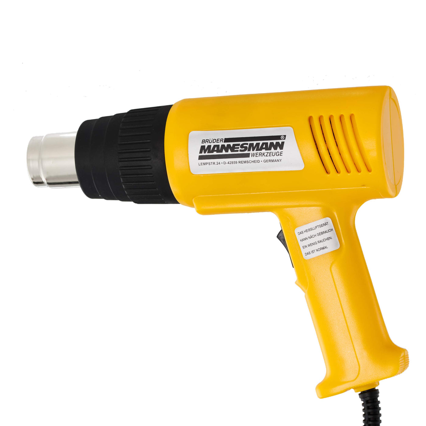 Brüder Mannesmann Heissluftgebläse, 2.000 Watt, mit 4-teiligem Zubehör | M49500