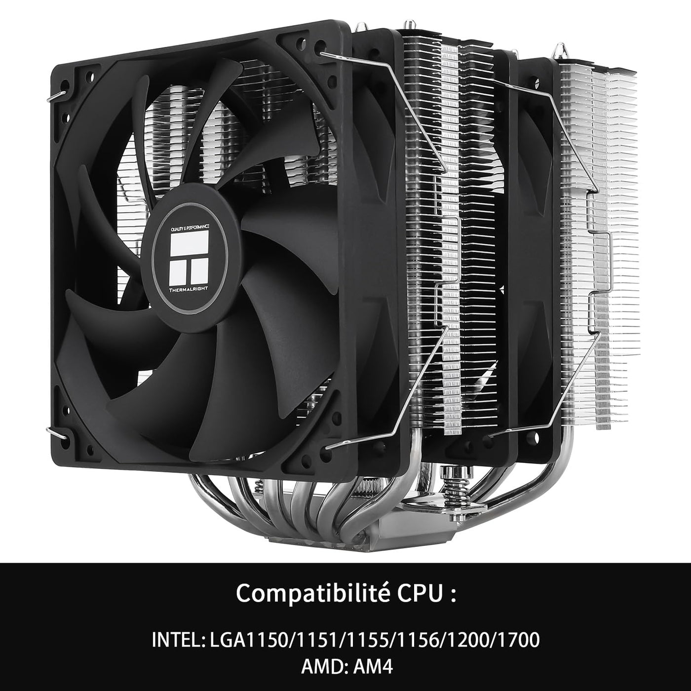 Thermalright Peerless Assassin 120 SE CPU Luftkühler, 6 Heat Pipes, Dual 120mm PWM Lüfter,Aluminium Kühlkörper Abdeckung,AGHP Technologie, für AMD AM4 AM5/Intel 1700/1150/1151/1200