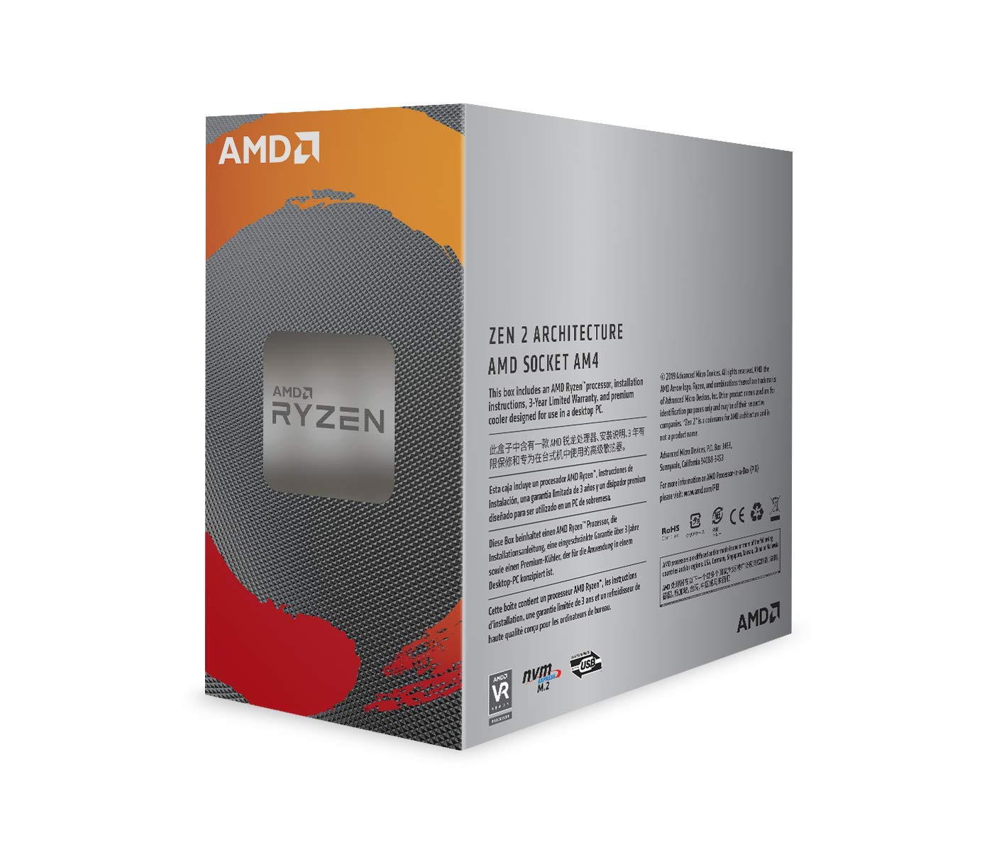 AMD Ryzen 5 3600 4, 2GHz AM4 35MB Cache Wraith Stealth