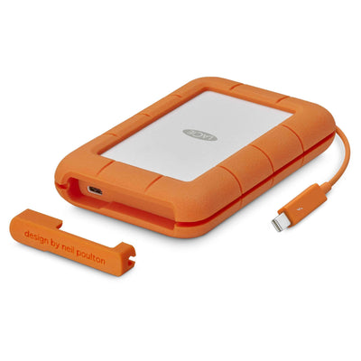 LaCie Rugged 5TB tragbare externe Festplatte, 2.5 Zoll, PC & Mac, inkl. USB-C w/o USB-A Kabel, inkl. 2 Jahre Rescue Service, Modellnr.: STFR5000800