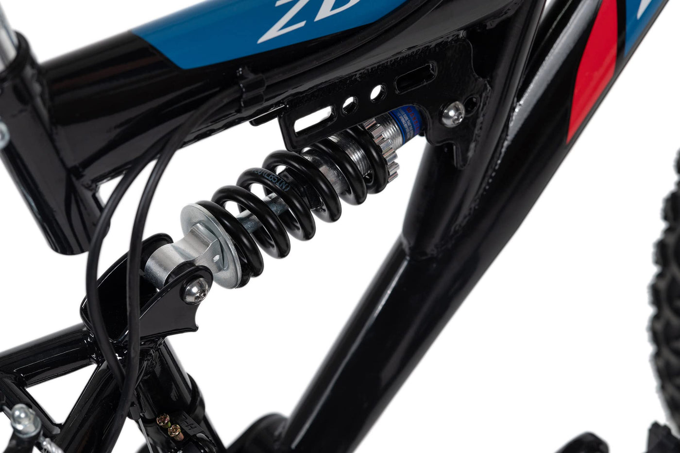 KS Cycling Kinder-Mountainbike Fully 24'' Zodiac schwarz-rot RH 38 cm