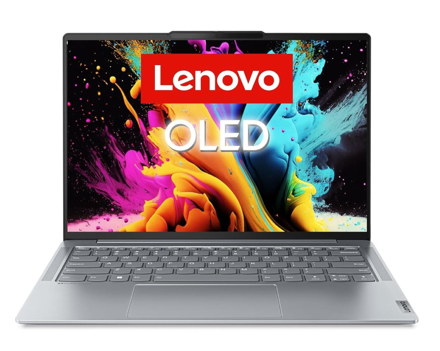Lenovo Yoga Slim 6 Laptop | 14" WUXGA OLED Display | AMD Ryzen 5 7540U | 16GB RAM | 512GB SSD | AMD Radeon 740M Grafik | Win11 Home | QWERTZ | grau | 3 Monate Premium Care