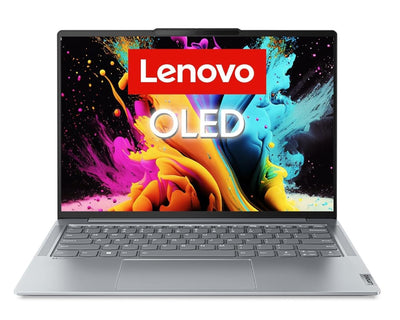 Lenovo Yoga Slim 6 Laptop | 14" WUXGA OLED Display | AMD Ryzen 5 7540U | 16GB RAM | 512GB SSD | AMD Radeon 740M Grafik | Win11 Home | QWERTZ | grau | 3 Monate Premium Care
