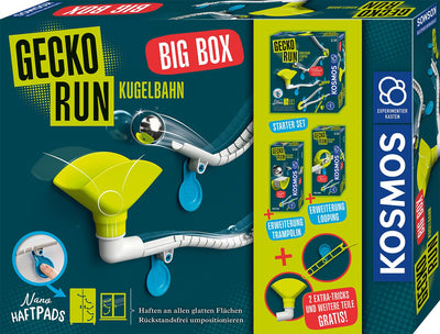 KOSMOS 621209 Gecko Run - Big Pack, Big Box, Vorteilspack, Erweiterbare Kugelbahn für Kinder, Vertikale Kugelbahn, Murmelbahn, Lernspielzeug und Konstruktionsspielzeug ab 8 Jahren