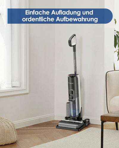 Tineco Floor One S5 Smart Nass-Trocken-Sauger mit iLoop Technologie, All-in-One-Nass Trockensauger Kabellos mit Dual-Tank-Design | Selbstreinigung LED-Display für Harte Boden, Tierhaare