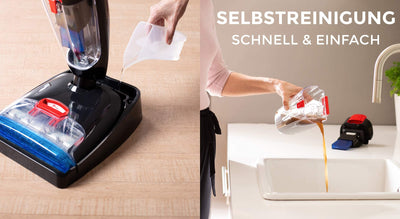 Vileda JetClean 3in1 Saugwischer, Bodenwischer für alle Hartböden, Staubsauger mit Wischfunktion – Saugen, Wischen & Trocknen in nur einem Schritt, Eco-Verpackung