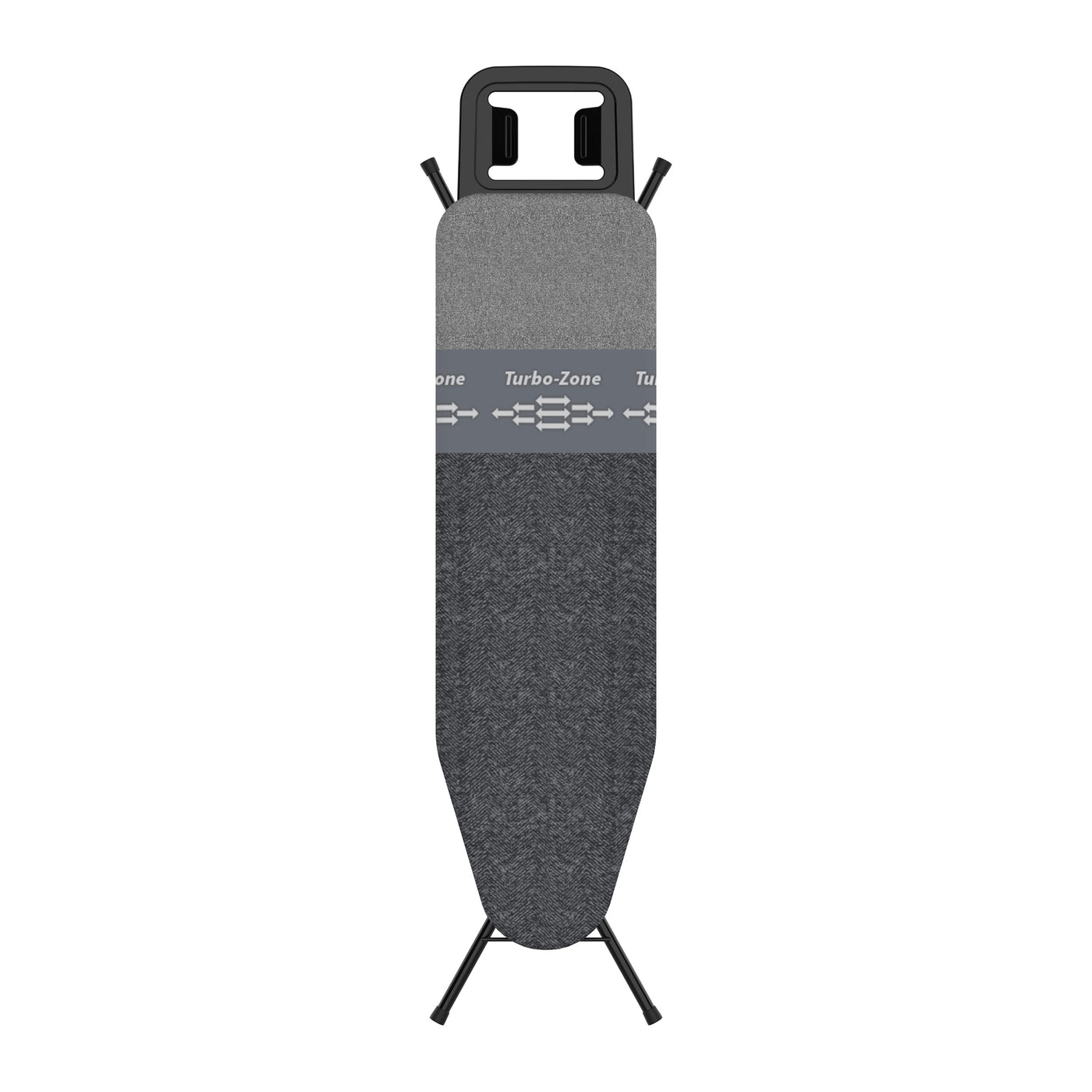 Rörets Bügelbrett Dual Action Next – Technologie, Turbo & Park Zone – 4-lagige Polsterung und Bezug – Höhenverstellbar - Bügelfläche 32x108 cm