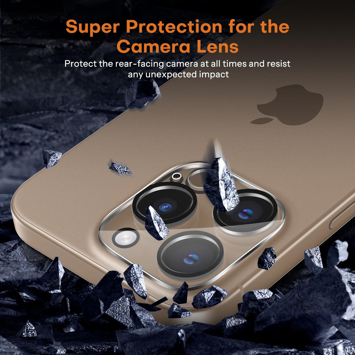 OMOTON für iPhone 16 Pro Max für Panzerglas, Full Screen Auto-Installation, kompatibel mit iPhone 16 Pro Max Kameraschutz, Präzise Ausrichtung, Bläschenfrei, 9H Härte Folie, 2+2 Stück