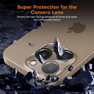 OMOTON für iPhone 16 Pro Max für Panzerglas, Full Screen Auto-Installation, kompatibel mit iPhone 16 Pro Max Kameraschutz, Präzise Ausrichtung, Bläschenfrei, 9H Härte Folie, 2+2 Stück