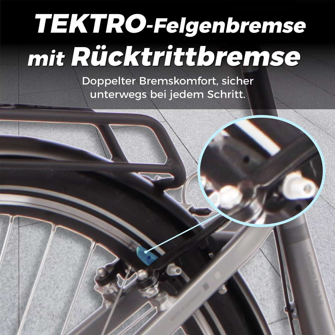 SAXONETTE E Bike Damen 28 Zoll mit Rücktrittbremse und nabenschaltung, Elektro Fahrrad Erwachsene mit 36V 13Ah BMS Akku, 7 Gang Pedelec mit Federgabel, Ebikes mit Gepäckträger für Damen und Herren