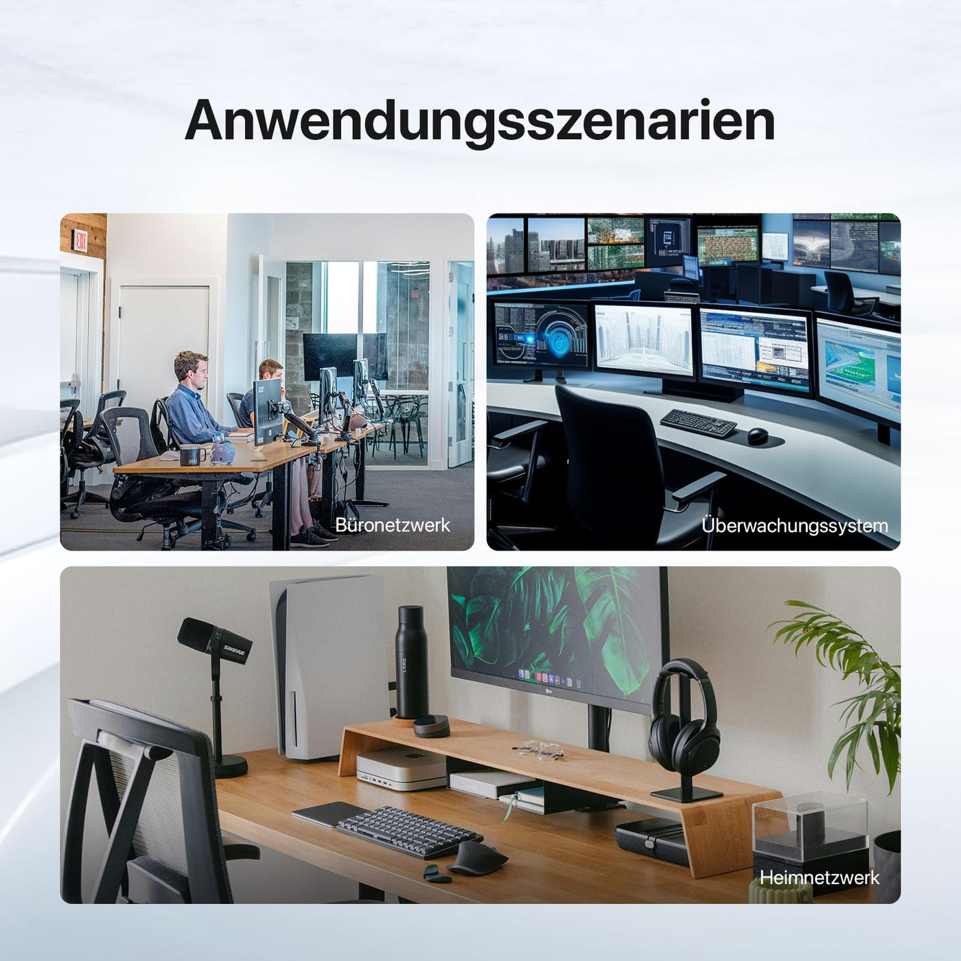 Tenda TEG208E Managed Switch 8 Port Gigabit Netzwerk Switch (IGMP-Snooping, QoS, VLAN, DHCP- Snooping, LAG, MAC Address Binding, Lüfterlos, Energieeffizient, Metall) LAN Verteiler LAN Splitter