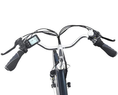 smartEC Trek-28D E-Bike Damen Trekking 250W Hinterradmotor Li-Ion-Akku 36V/13Ah Elektrofahrrad 28 Zoll Reichweite 90km bis 25 km/h Trekking City (Blau)