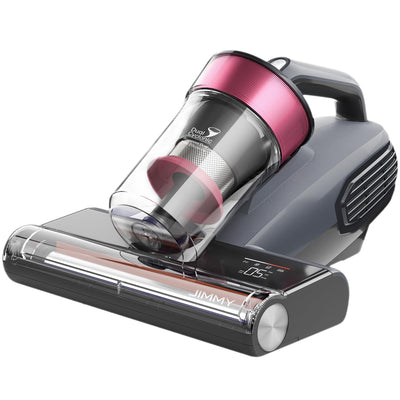 Jimmy BX8 Milbensauger 600W, Milbenstaubsauger für Matratzen mit UV-Licht, 65℃ Heißluft, Staubsensor, Negativ-Ionen-Funktion zur Luftreinigung LED-Bildschirm, Hausstaubmilben Bekämpfen Sauger