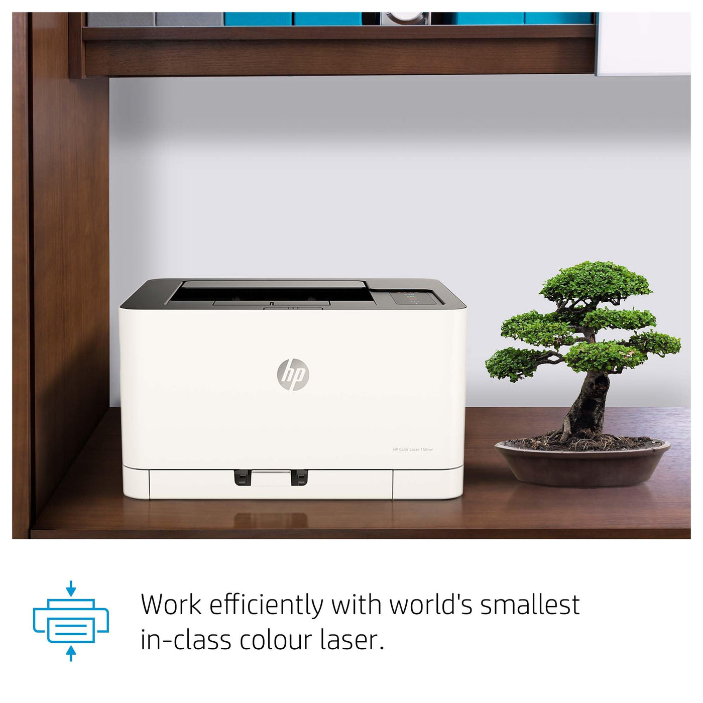 HP Color Laser 150nw Farb-Laserdrucker (Drucker, USB, LAN, WLAN),weiß-grau