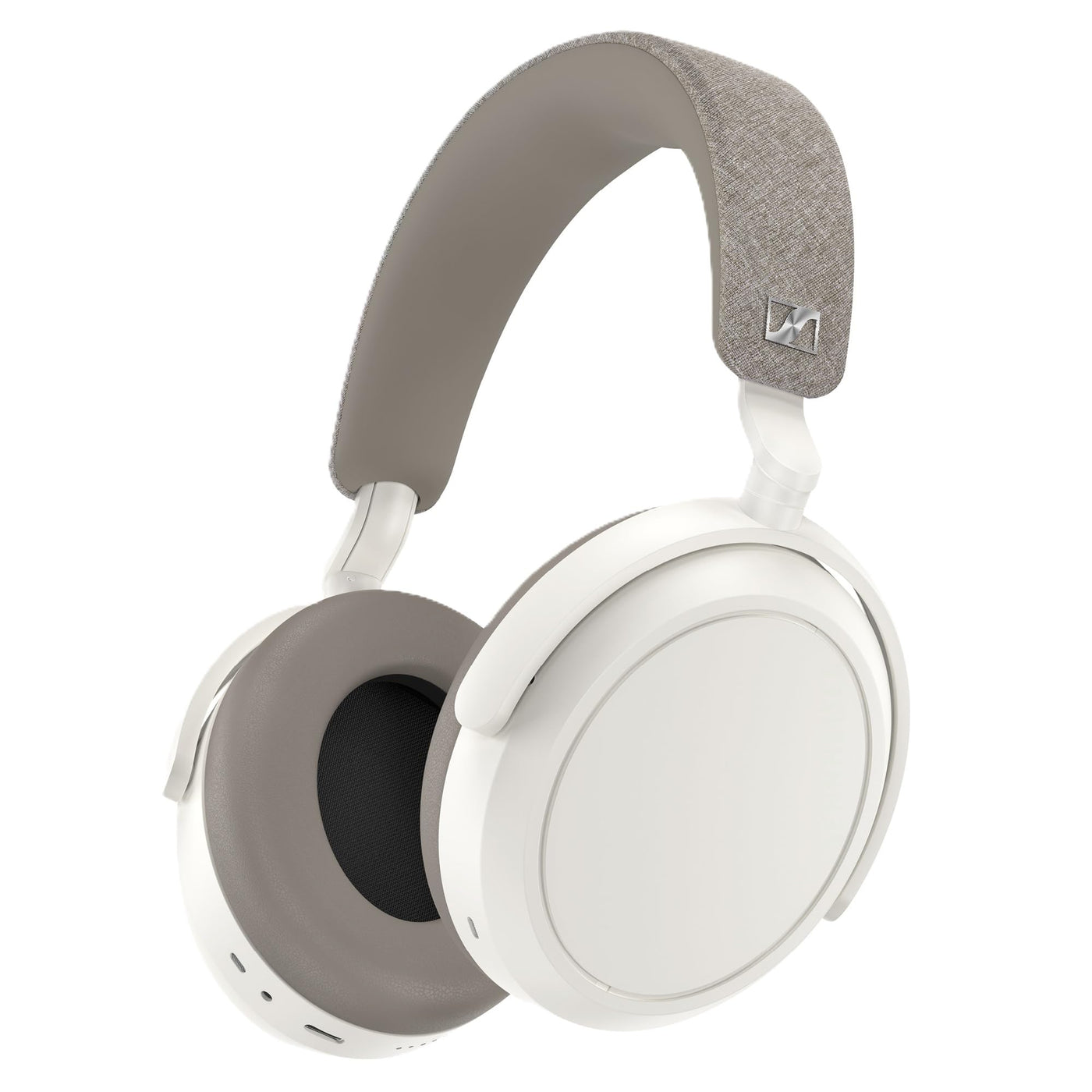 Sennheiser MOMENTUM 4 Wireless Kopfhörer mit Bluetooth - mit adaptiver Geräuschunterdrückung für kristallklare Anrufe - 60 Stunden Akkulaufzeit - anpassbarer Klang, leicht und faltbar - Weiß