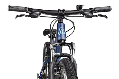 Axess Stipe 26 | Jugend-Mountainbike | MTB-Hardtail | 14-Gang Schaltung | Felgenbremsen, Farbe:Dark Blue matt/Blue red, Rahmengröße:33 cm