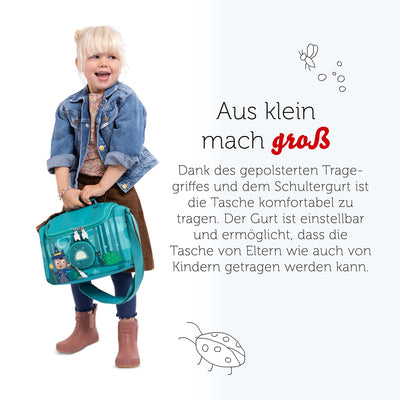 tonies HörSpiel-Transporter Unter dem Zaubermond, Transporttasche für Mind. 6 Hörfiguren und Toniebox, mit Lautsprecheröffnung, 28 x 13 x 19 cm