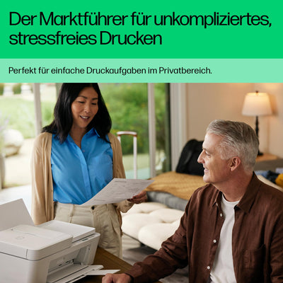 HP DeskJet 4220e Multifunktionsdrucker, 10€ Cashback, 3 Monate gratis drucken mit HP Instant Ink, Drucker, Kopierer, Scanner, Mobiler Faxversand, WLAN, Automatische Dokumentenzuführung, Weiß