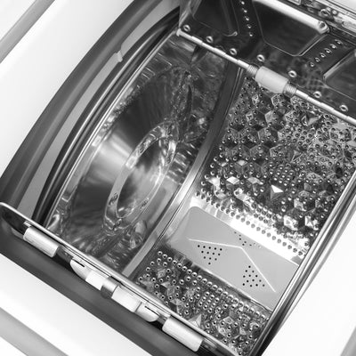 Midea MF100T70B-12A Toplader Waschmaschine 7kg / AquaStop/Starzeitvorwahl/Trommelreinigung/XL Türöffnung/Soft Opener