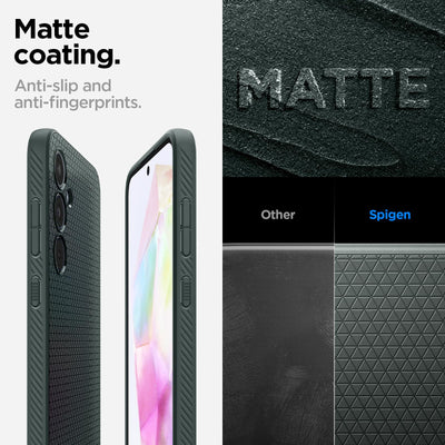 Spigen Liquid Air Hülle Kompatibel mit Samsung Galaxy A35 5G -Grün