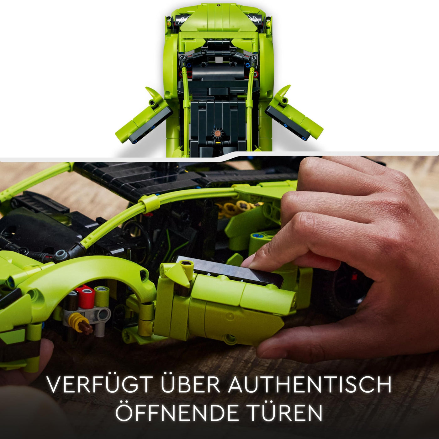 LEGO 42161 Technic Lamborghini Huracán Tecnica Spielzeugauto-Modellbausatz, Rennwagen-Bauset für Kinder, Jungen, Mädchen und Motorsport-Fans, Auto-Geschenk zum Sammeln
