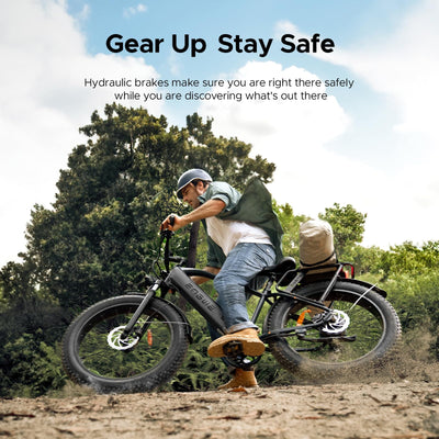 ENGWE E Bike Mountainbike Elektrofahrräder, Ebike 48V 16Ah Akku bis 150km, E-Bike mit 26x4 Zoll Fat Tire, Electric Bike 250W Motor Max. 25km/h, E26