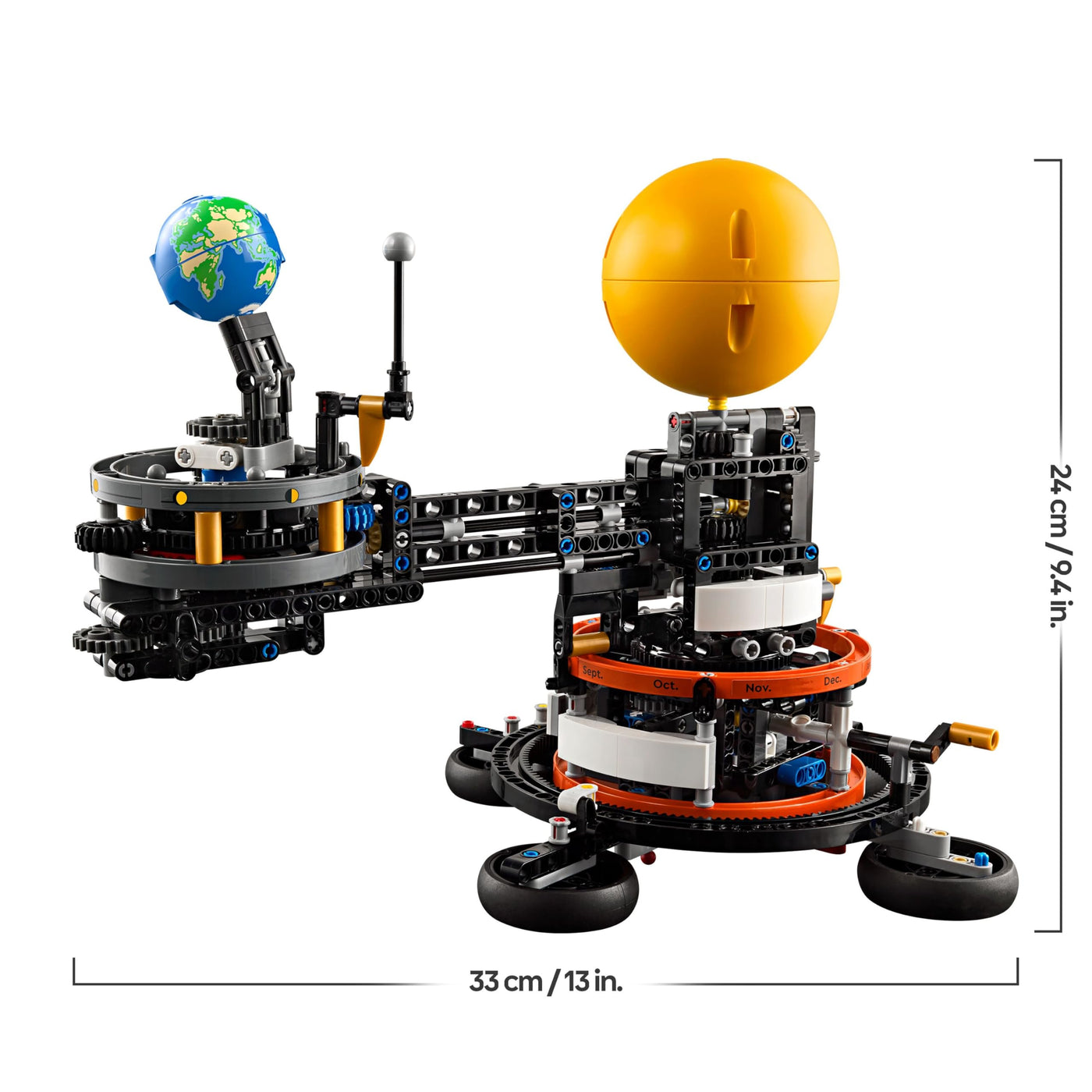LEGO Technic Sonne Erde Mond Modell Spielset, Geschenk für Kinder ab 10 Jahren, Weltraum Spielzeug zur Darstellung des Sonnensystems, lässt Jungen und Mädchen fantasievoll Spielen 42179