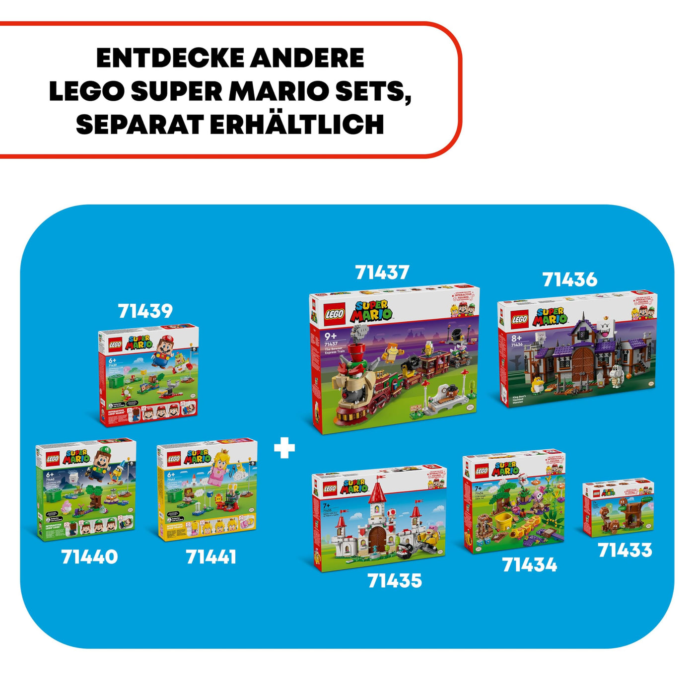 LEGO Super Mario Abenteuer mit der interaktiven Peach, Spielset für Kinder mit gelbem Toad, Nintendo Geschenk für Jungen, Mädchen und alle Gamer ab 6 Jahren 71441
