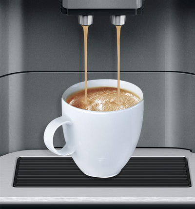 Siemens EQ.6 plus s100 TE651209RW Kaffevollautomat, Menüsprache nicht auf Deutsch, Polycarbonate, 1.7 liters, Schwarz, Titan