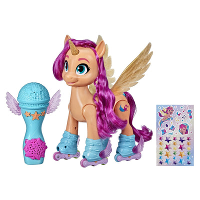 My Little Pony: A New Generation Sunny Starscout Inline-Singendes Rollerspielzeug 22,5 cm mit 50 Reaktionen, Lichter