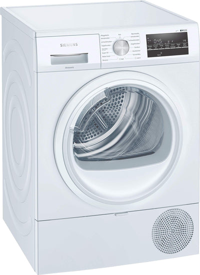 Siemens WT47R440 Wärmepumpentrockner für 8 kg Wäsche, iQ500, 176 kWh pro Jahr, speedPack, autoDry, Outdoor-Programm, Weiß