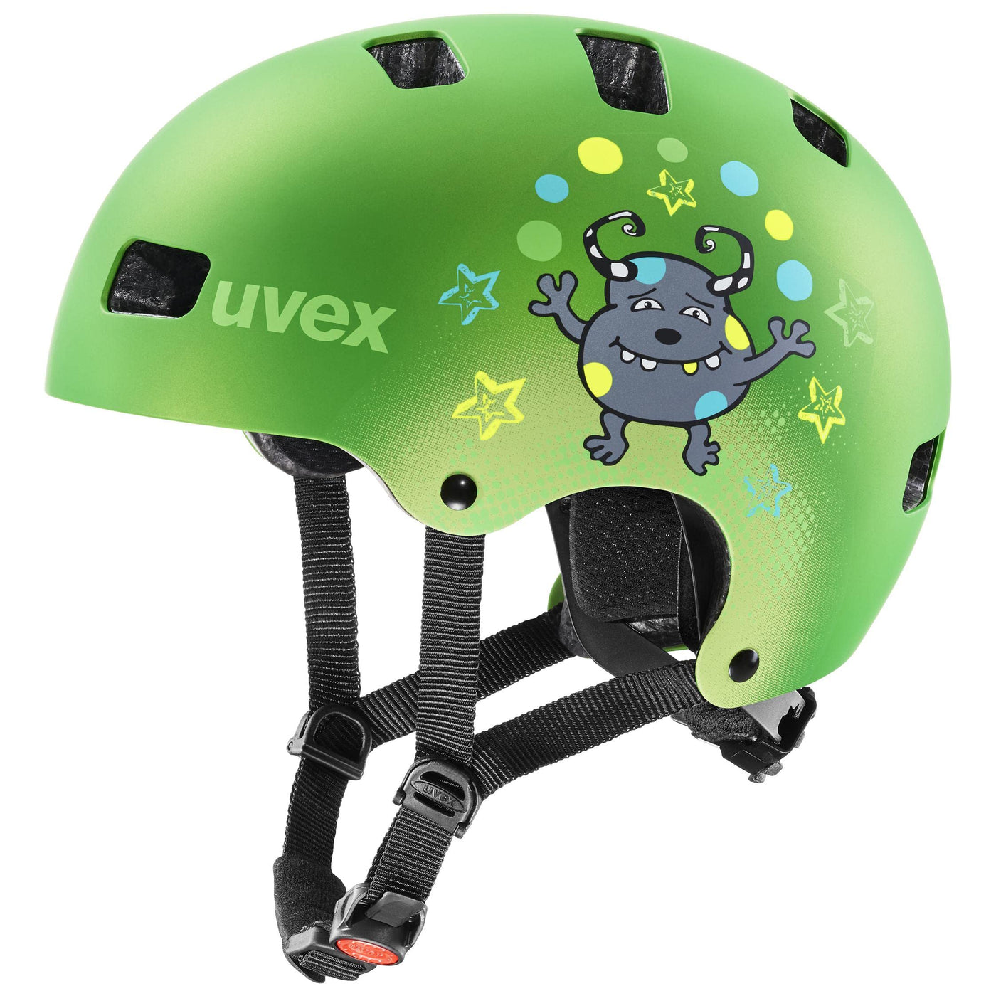 uvex kid 3 cc - robuster Fahrradhelm für Kinder- individuelle Größenanpassung - optimierte Belüftung - green matt - 51-55 cm