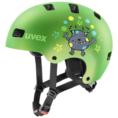uvex kid 3 cc - robuster Fahrradhelm für Kinder- individuelle Größenanpassung - optimierte Belüftung - green matt - 51-55 cm