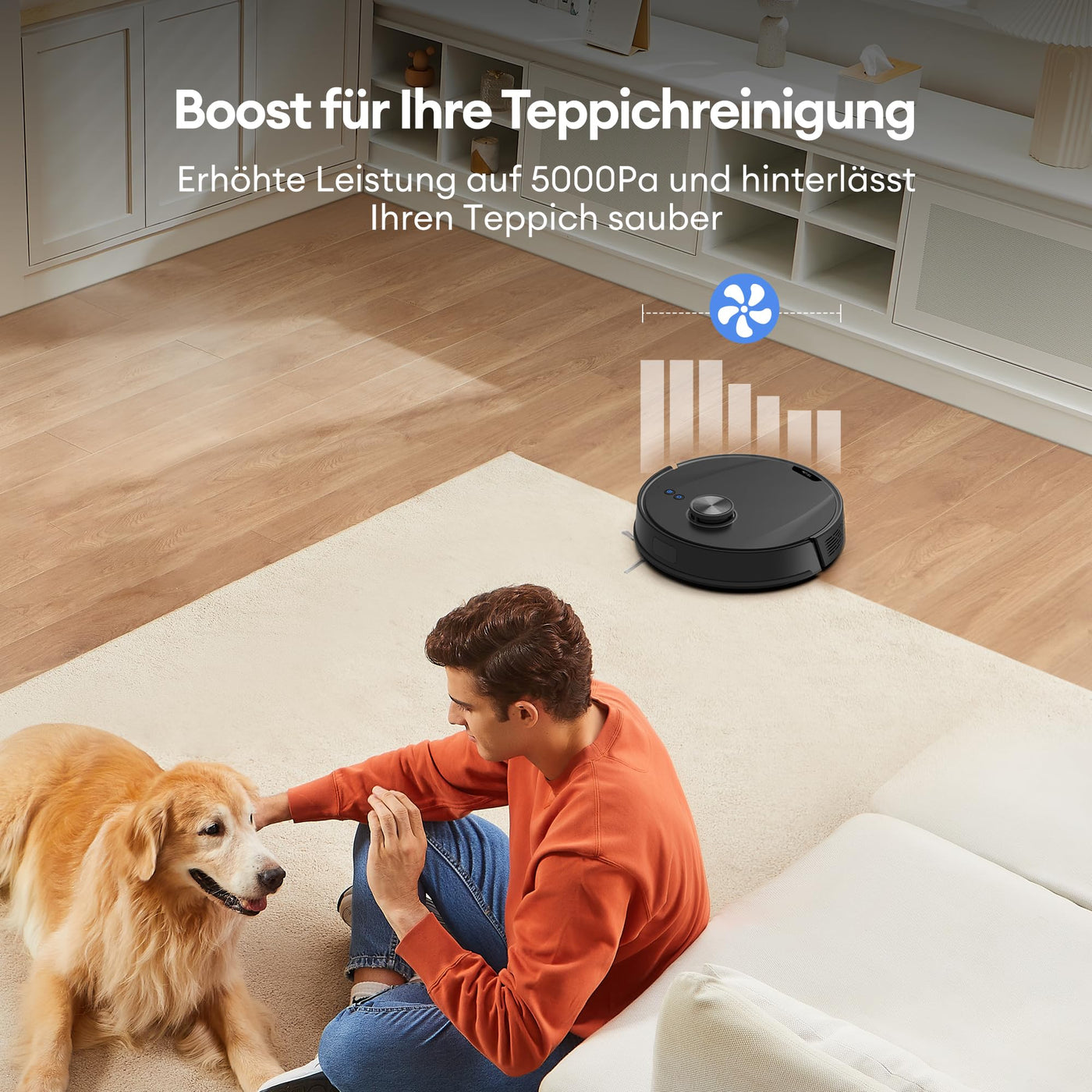 Ultenic T10 Lite Saugroboter mit Wischfunktion, Saugroboter mit Absaugstation, Staubsauger Roboter mit LiDAR Navigation, 5000 Pa Saugkraft, 180 Min Laufzeit, für Tierhaare, Teppich, Hartboden