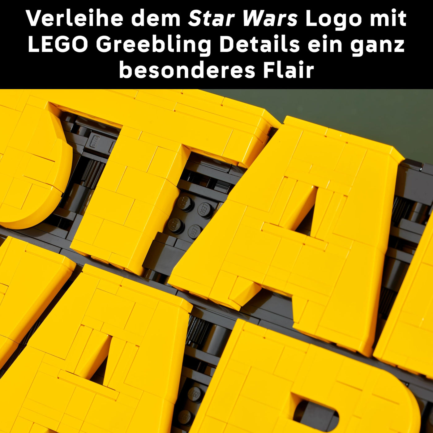LEGO Star Wars 75407 Star Wars Logo Steinen - Bauset für Erwachsene zum Sammeln - Popkultur-Modell - Ausstellungsstück für das Büro - Geschenkidee für Erwachsene und Jugendliche Fans