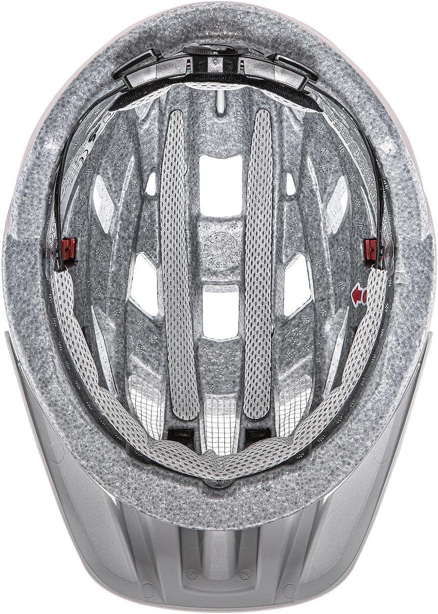 uvex i-vo cc - leichter Allround-Helm für Damen und Herren - individuelle Größenanpassung - erweiterbar mit LED-Licht - grey rose matt - 56-60 cm