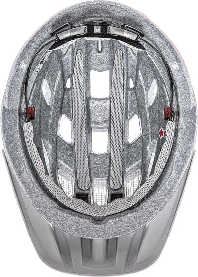 uvex i-vo cc - leichter Allround-Helm für Damen und Herren - individuelle Größenanpassung - erweiterbar mit LED-Licht - grey rose matt - 56-60 cm