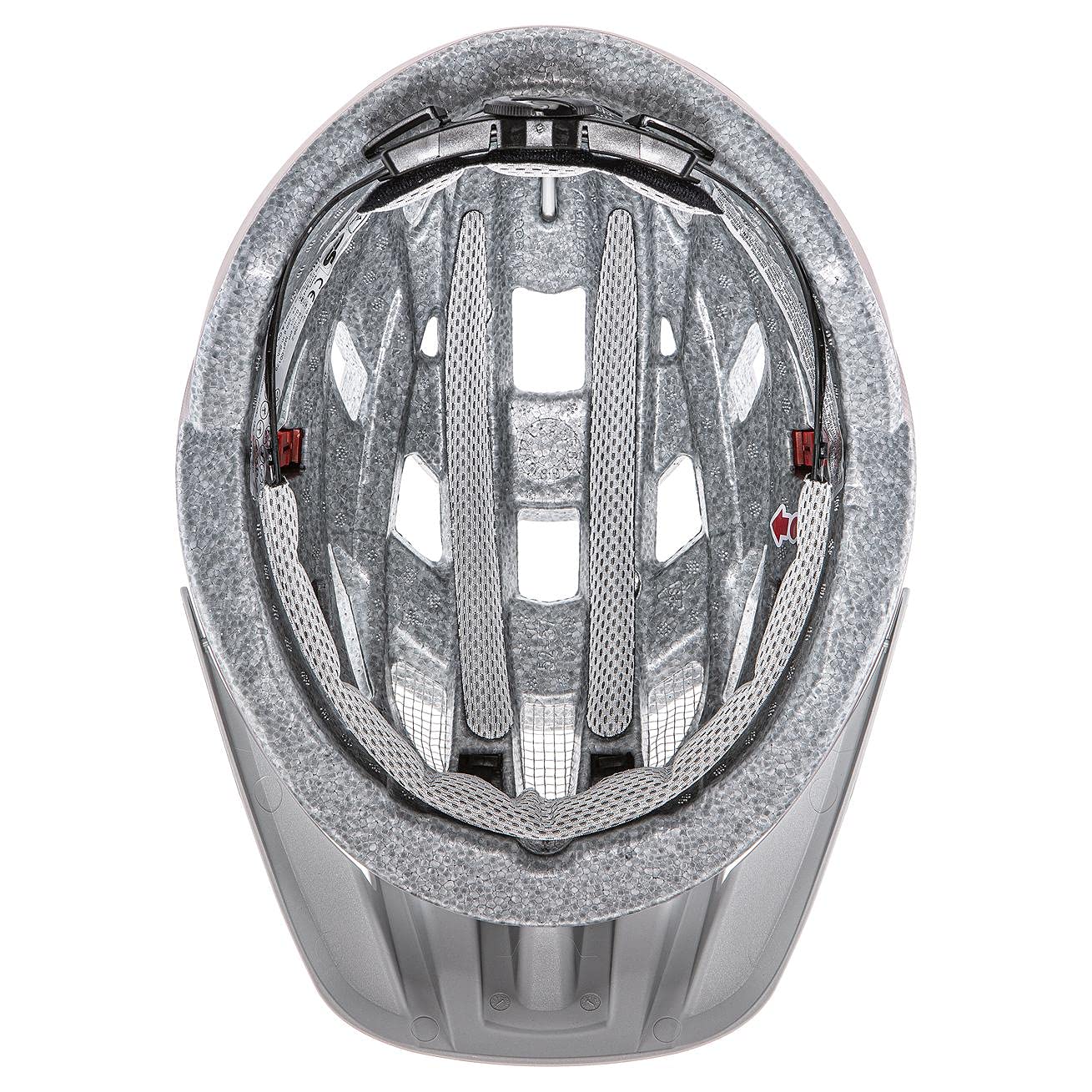 uvex i-vo cc - leichter Allround-Helm für Damen und Herren - individuelle Größenanpassung - erweiterbar mit LED-Licht - grey rose matt - 56-60 cm