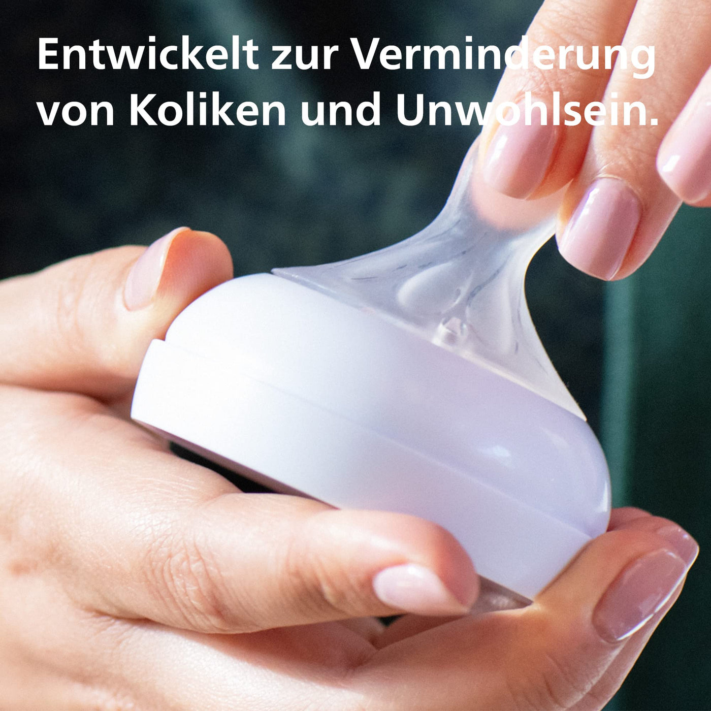 Philips Avent Natural Response Sauger – 2x Sauger für Babyflaschen mit Durchflussstärke 5, für Babys ab 6 Monaten, BPA-frei (Modell SCY965/02)