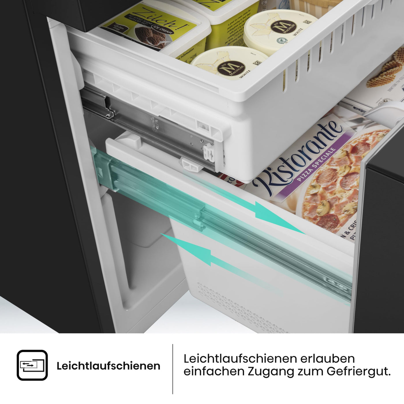 Hisense RF540N4SBF2 French Door Kühl-Gefrierkombination/ NoFrostPlus/ Inverter-Kompressor/ Multiflow 360°/ SuperCool/ 181,7 cm/ Kühlteil 302 l/ Gefrierteil 178 l/ 40 dB/ 310 kWh/ Jahr/ Schwarz
